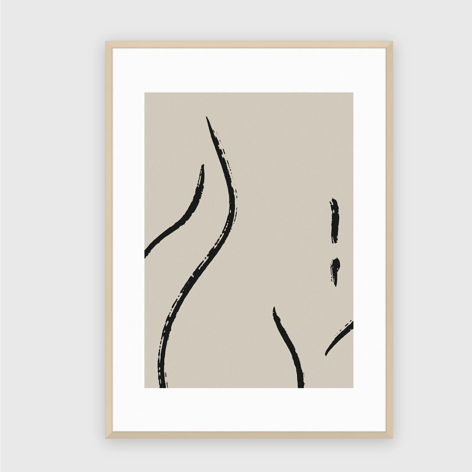 Matisse nr 398 – akustiktavla med tryck, 104×73 cm, ljus ram