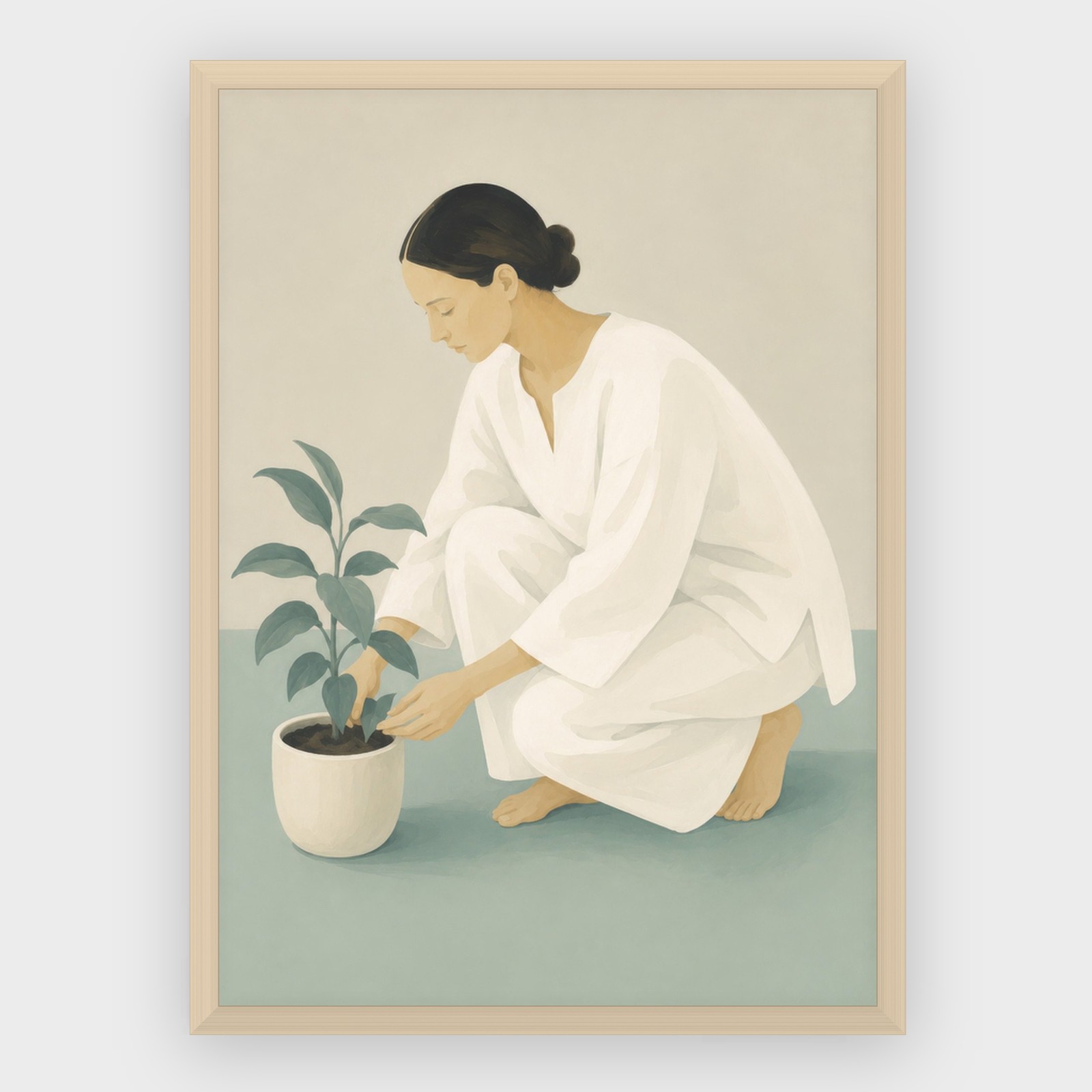 Elsa Lindqvist – Trädgårdsarbete