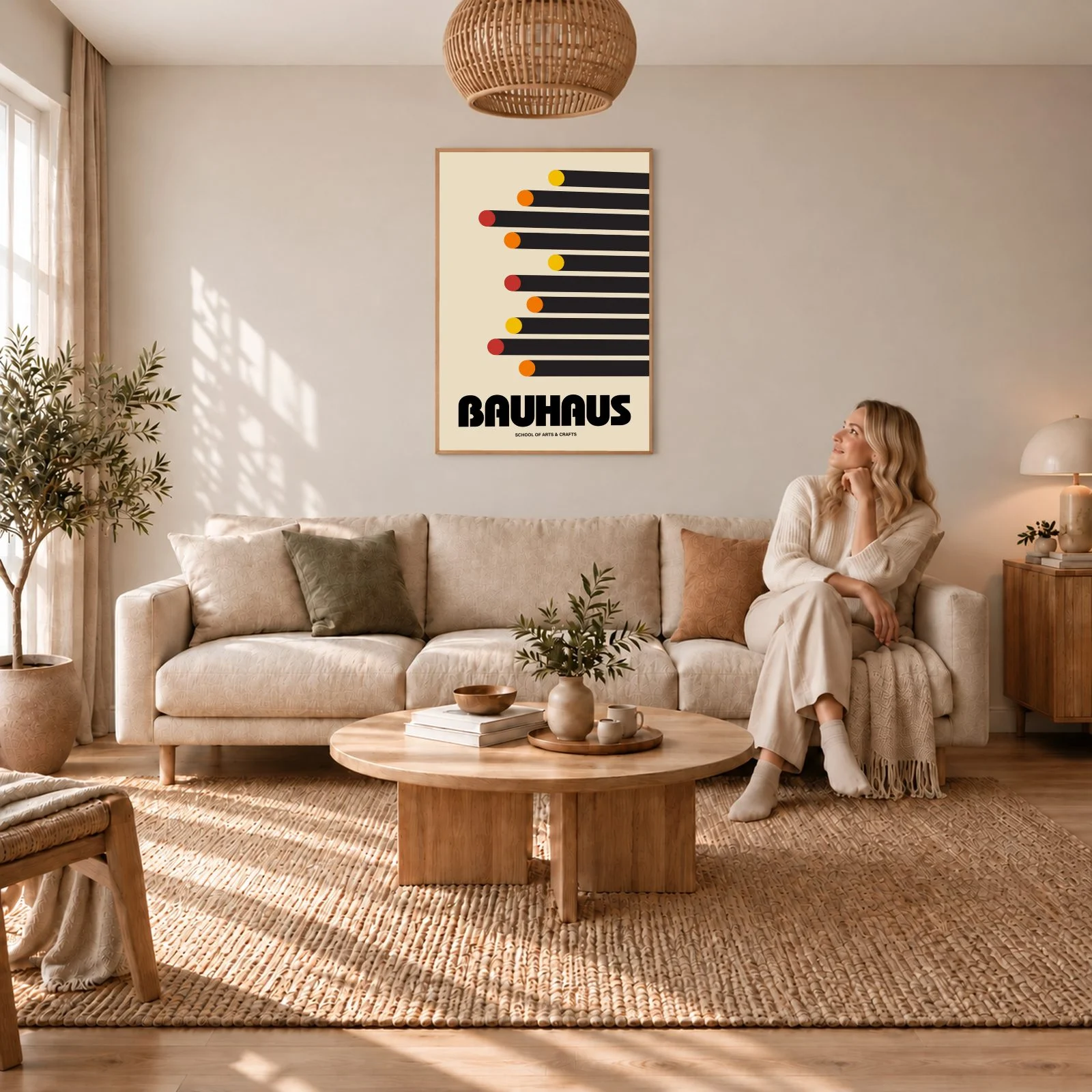 Bauhaus nr 301 – akustiktavla med tryck