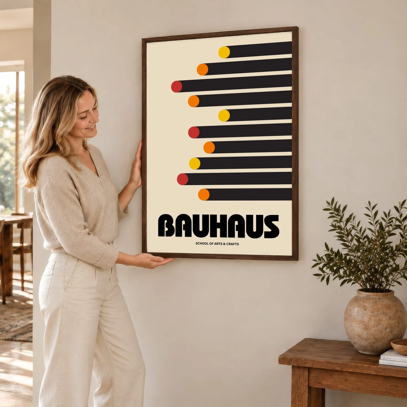 Bauhaus nr 301 – akustiktavla med tryck