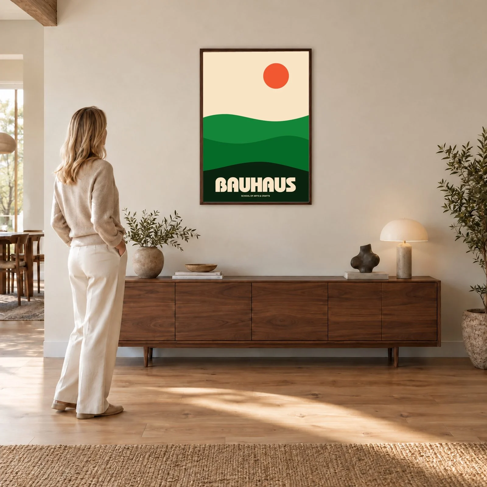 Bauhaus – Bauhaus nr 56 – akustiktavla med tryck