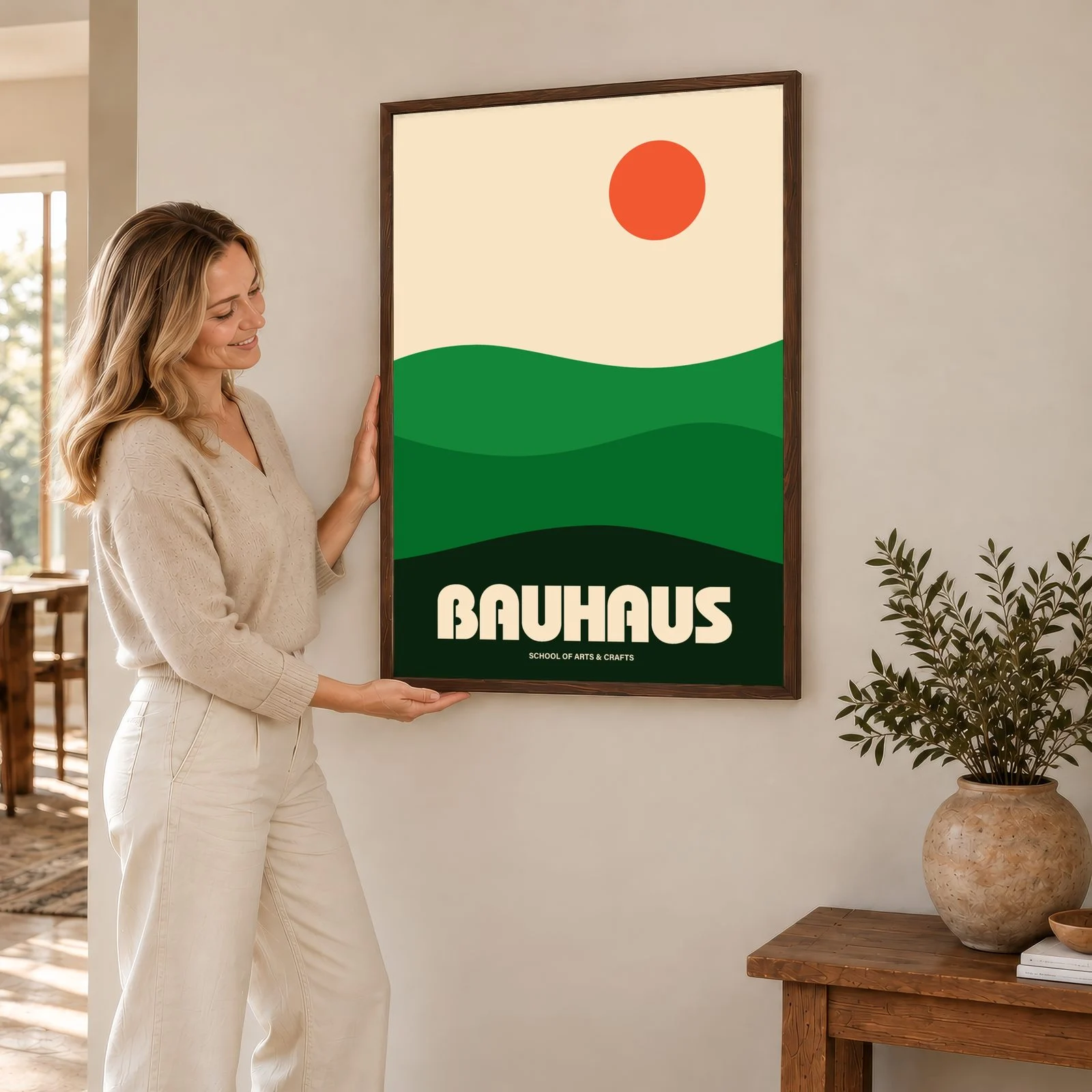 Bauhaus – Bauhaus nr 56 – akustiktavla med tryck